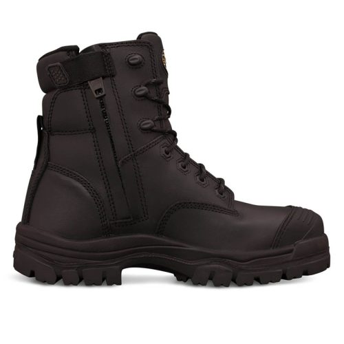 OLIVER 150mm Black Zip Sided Boot Composite Toe
