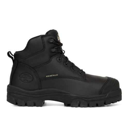 OLIVER 130mm Black Zip Sided Hiker Boot Composite Toe